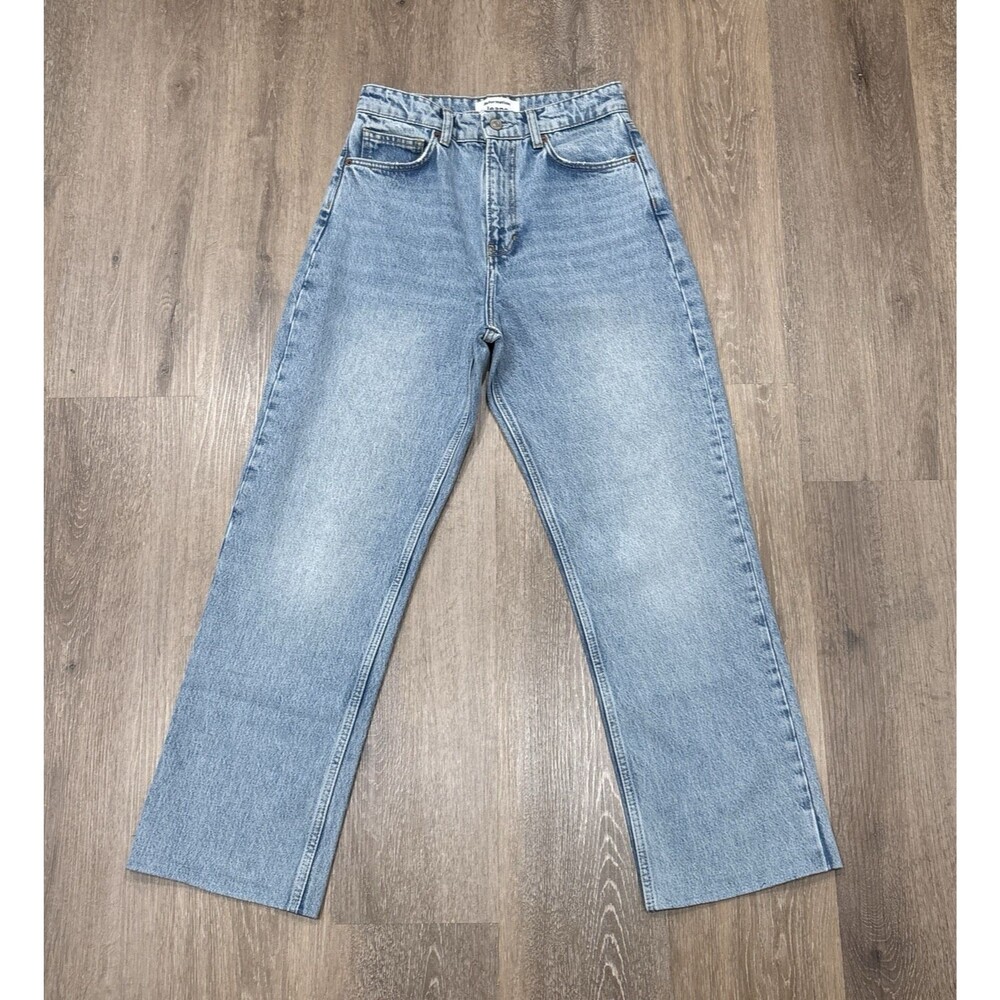 Reformation Light Blue Straight Leg Jeans